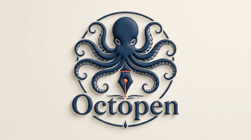Octopen — bläckfisk vars mantel formar en pennspets